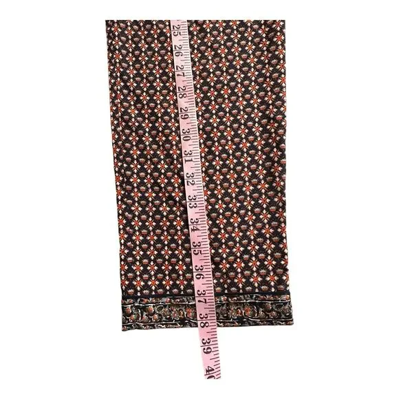 Tory Burch Women's Size 4 Elastic Waist Silk Summer Pants Floral Multicolor - Picture 10 of 15